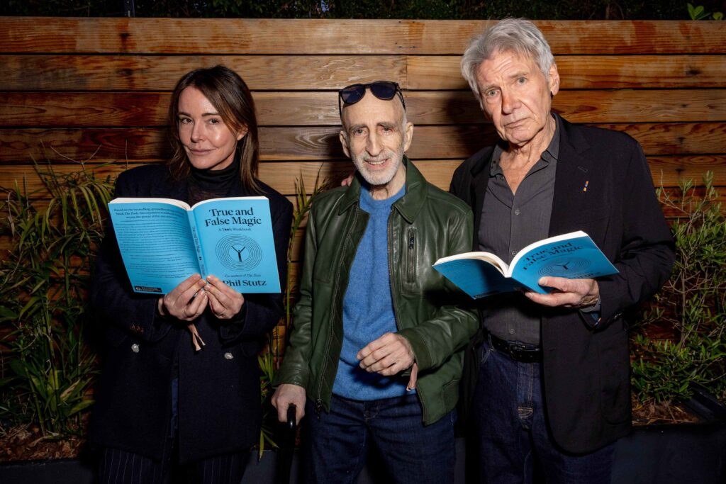 Left to Right: Christa Miller, Phil Stutz, Harrison Ford